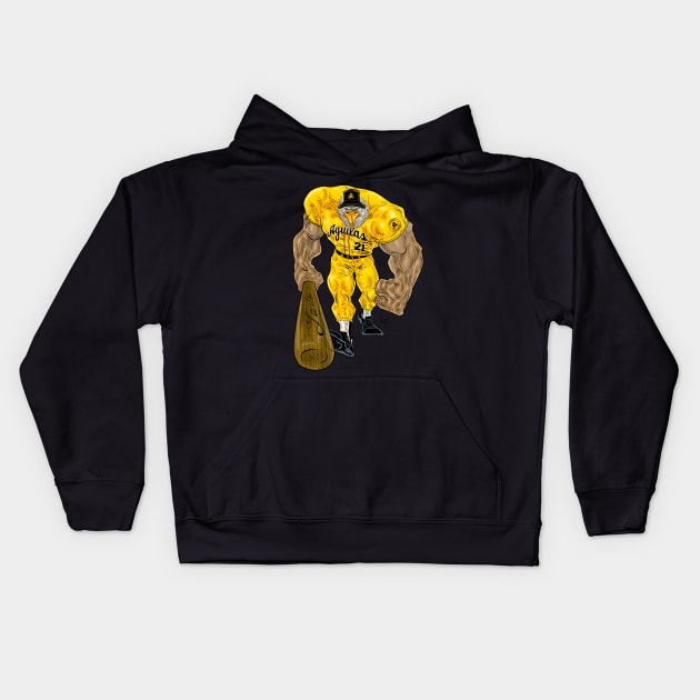 Aguilas Cibaeñas La Leña Kids Hoodie by thehuskybarbu